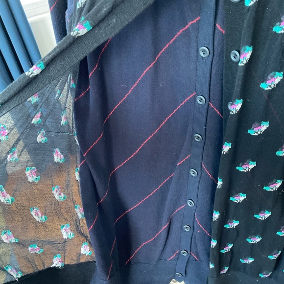 Moth Short sleeve cardigan with foxes - Picture 2 of 4